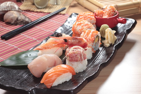 a cuisine photo of sushiの写真素材