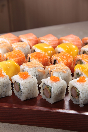 a cuisine photo of sushiの写真素材