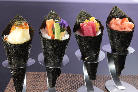 a cuisine photo of sushi rollの写真素材