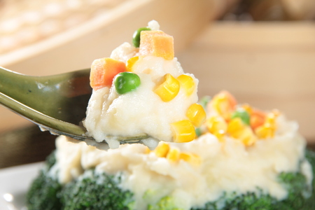 a cuisine photo of vegetables cuisineの写真素材