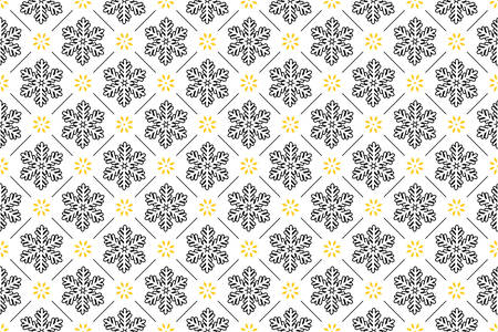 Winter holiday pattern, also for print. Pattern can be found in swatch panelの写真素材