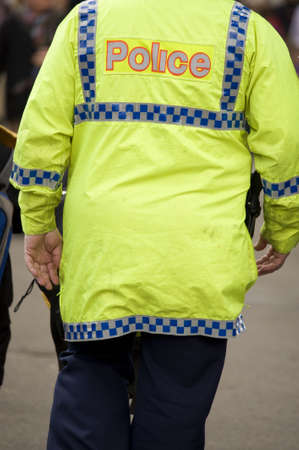 Police officer on patrolの写真素材