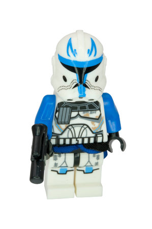 ADELAIDE, AUSTRALIA - June 15 2014:A studio shot of a Captain Rex Lego Compatible minifigure from...