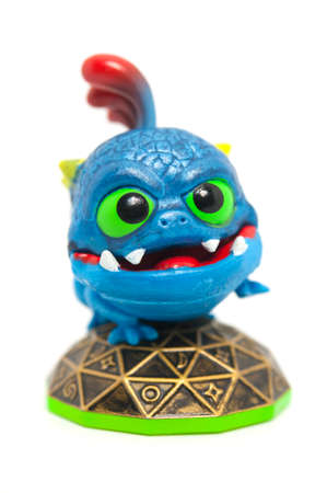 ADELAIDE, AUSTRALIA - October 30 2013:A studio shot of Wrecking Ball Skylanders figure from the popular video games series. Skylanders is a popular worldwide childrens video game.のeditorial素材