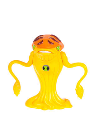 Adelaide, Australia - October 12 2015:A studio shot of a Squidstrictor action figure from the Animated Series Ben 10.Ben 10 is extremely popular worldwide with children.のeditorial素材