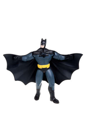 Adelaide, Australia - January 15, 2016:A studio shot of a Batman 2011 Happy Meal Toy from the animated TV Series Young Justice. Distributed with Mcdonalds Happy Meals in 2011 to promote the animated television series.のeditorial素材