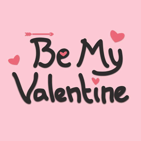 Be My Valentine backgroundのイラスト素材