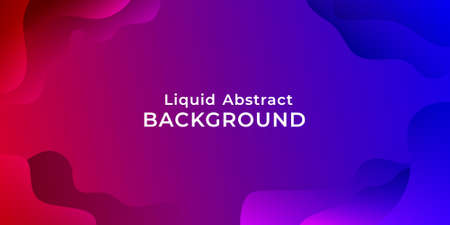 Liquid Abstract Background Red to Blue Gradient Colorの写真素材