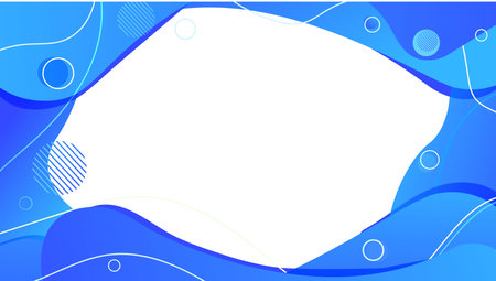 Cool and Empty Blue Abstract Background For Ppt Design Templatesのイラスト素材