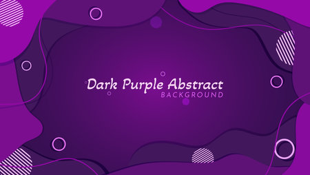 Dark purple Abstract Background design template for presentation pptのイラスト素材