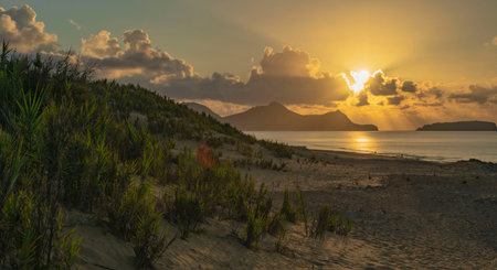 the most beautiful beach sunrise