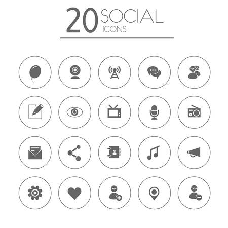Simple thin tourism icons collection on white backgroundのイラスト素材