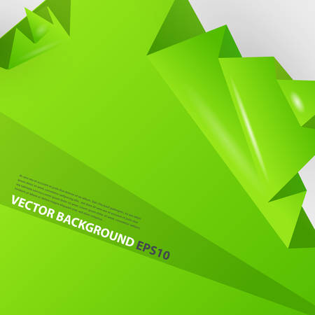 Origami polygonal abstract background with place for text. Image contains transparent lights and shadows. 10 EPSのイラスト素材
