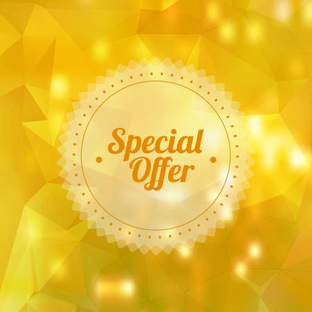 Vintage Sale Special Offer Stickerのイラスト素材