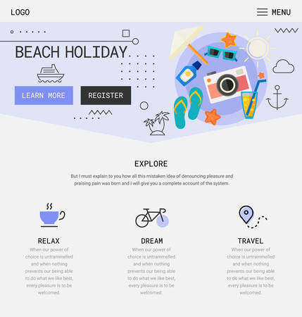 Flat design responsive Startup and Freelance UI mobile app splash screens template with trendy illustrations and 3d smartphone mockupsのイラスト素材