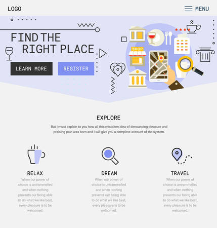 Flat design responsive Startup and Freelance UI mobile app splash screens template with trendy illustrations and 3d smartphone mockupsのイラスト素材