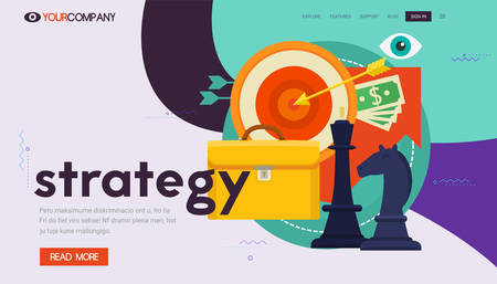 Responsive landing page and one page website design template mockups collection for startups and applicationsのイラスト素材