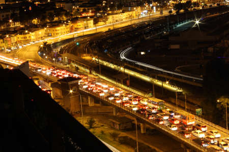 City by nightの写真素材