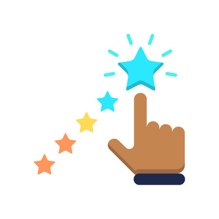 Icon of Rating, Simple Solid Pictogram Icon, suitable for a wide range of digital creative projects! Happy creating!のイラスト素材