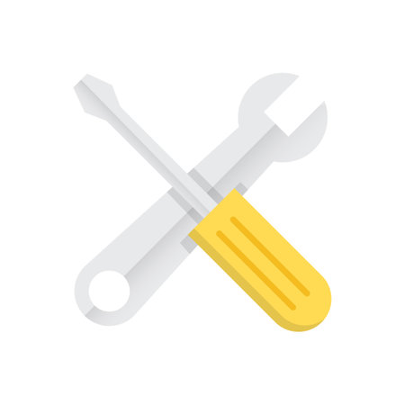 Icon of Tools , Simple Solid Pictogram Icon, suitable for a wide range of digital creative projects! Happy creating!のイラスト素材