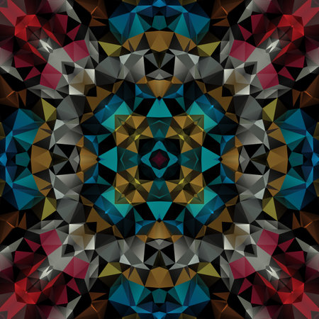 Geometric seamless pattern design.のイラスト素材