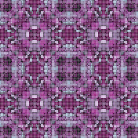 Seamless background pattern. Abstract geometric symmetric kaleidoscope pattern.のイラスト素材