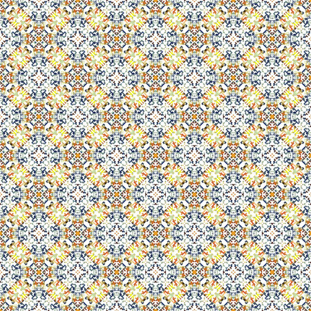 Seamless pattern of abstract geometric shapes. Colorful mosaic background.