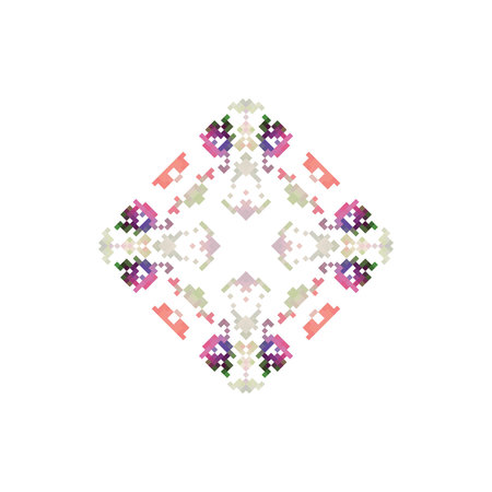 Abstract geometric pattern in the form of square tiles. Vector illustration.