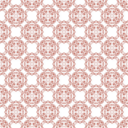Seamless pattern with floral ornament. Modern stylish texture. Repeating geometric tilesのイラスト素材