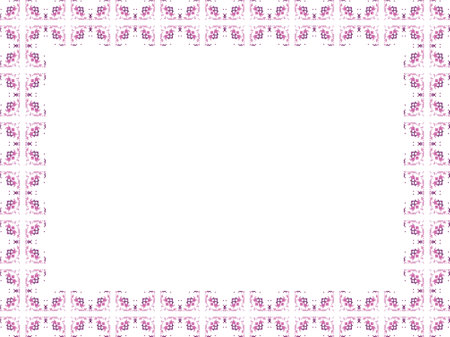 Abstract grunge pink border on white background. Rough noise design.のイラスト素材