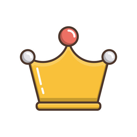 Crown icon vector isolated on white background for your web and mobile app design, Crown logo conceptのイラスト素材