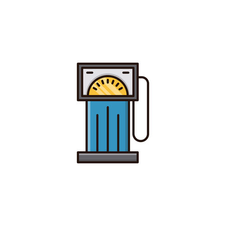 gas station icon design. Transportation and vehicle theme. Isolated design. Vector illustrationのイラスト素材