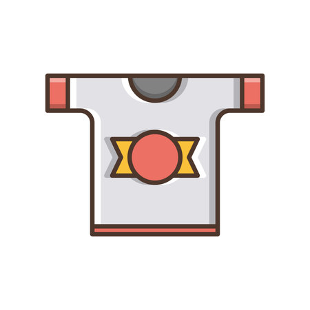 T-shirt line icon, vector illustration, editable stroke.のイラスト素材