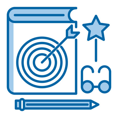 Education flat icon. Blue icons on white background. Vector illustration.のイラスト素材