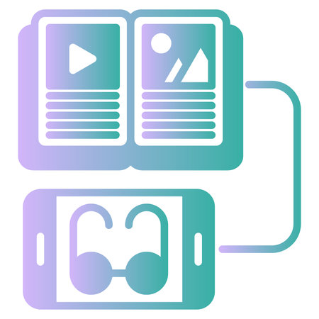 Smartphone and earphones with media player icon. Vector illustration.のイラスト素材