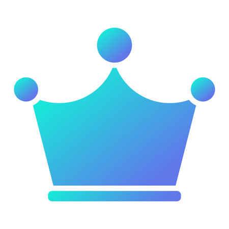 Crown flat icon. Royal crown gradient style design, designed for web and app. Eps 10のイラスト素材