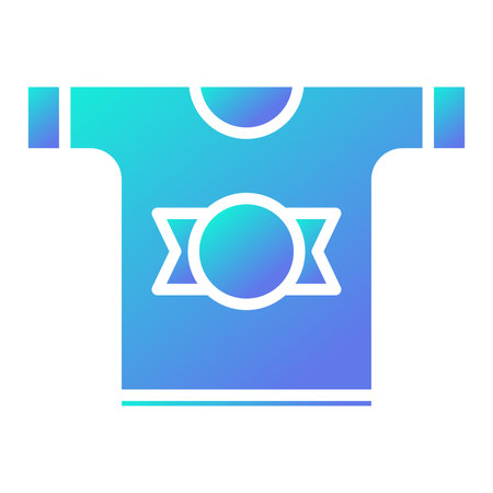 T-shirt flat icon. T-shirt gradient style design, designed for web and app. Eps 10のイラスト素材