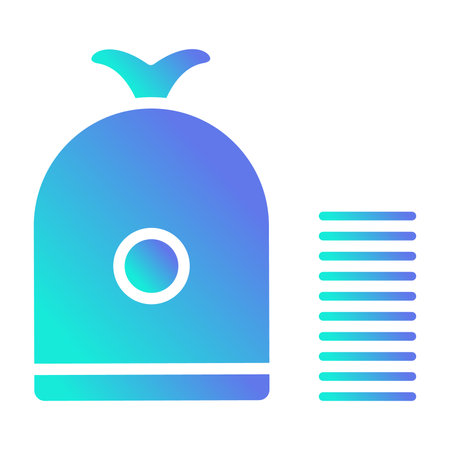 Toilet bowl flat icon. Bathroom equipment gradient style design, designed for web and app. Eps 10のイラスト素材