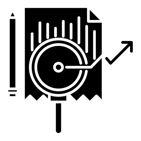 Planning strategy icon. Simple illustration of planning strategy vector icon for web design isolated on white backgroundのイラスト素材