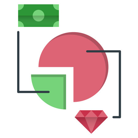 Letter G with diamond. Flat design style modern vector illustration icon.のイラスト素材