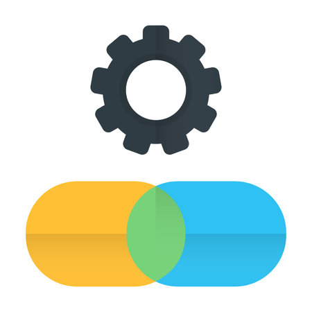 Cogwheel icon. Cogwheel vector illustration. Cogwheel pictogramのイラスト素材
