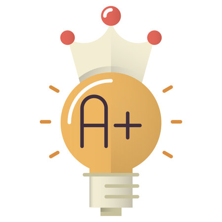 Illustration of an isolated light bulb with an alphabets signのイラスト素材
