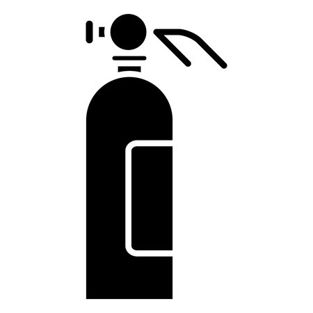 Fire extinguisher icon. Simple illustration of fire extinguisher vector icon for webのイラスト素材