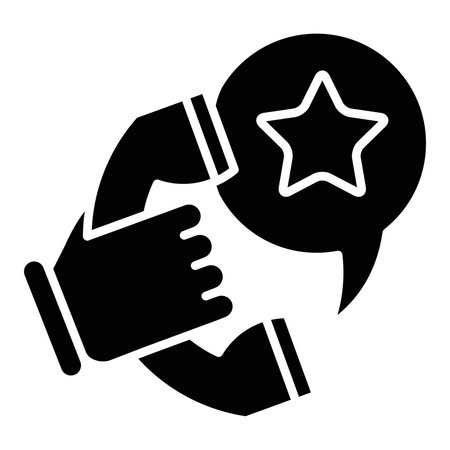 Customer reviews icon. Simple illustration of customer reviews vector icon for web design isolated on white backgroundのイラスト素材