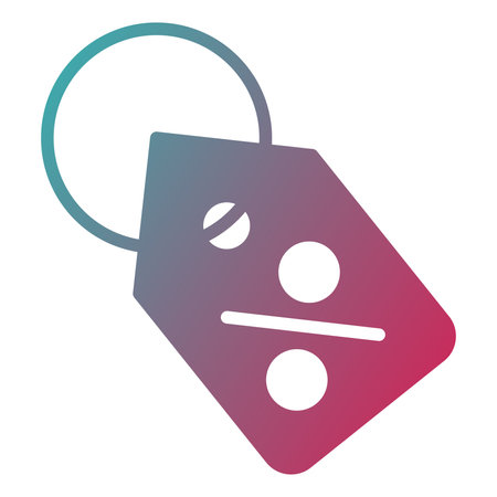 Discount tag flat icon. Price tag gradient style design, designed for web and app. Eps 10のイラスト素材