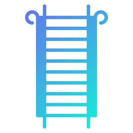 Ladder flat icon. Ladder gradient style design, designed for web and app. Eps 10のイラスト素材