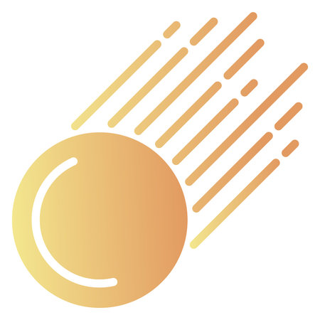 Sunny weather flat icon. Meteorology vector illustration isolated on white. Weather gradient style design, designed for web and app. Eps 10のイラスト素材