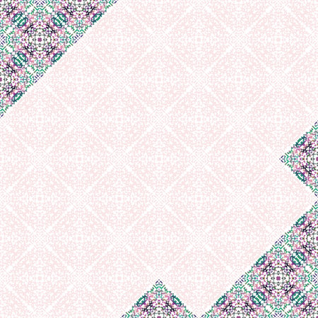 Seamless pattern with rhombus in retro style. Vector illustration.のイラスト素材