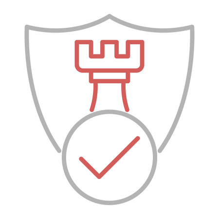 security shield with check mark vector illustration design, designed for web and appのイラスト素材