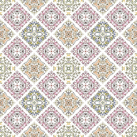 Seamless background pattern. Decorative geometric ornament. Vector illustration.のイラスト素材